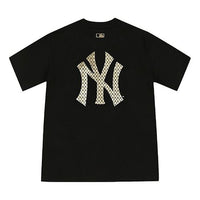 MLB New York Yankees Retro Pattern Short Sleeve Unisex Black 31TSX7031-50L