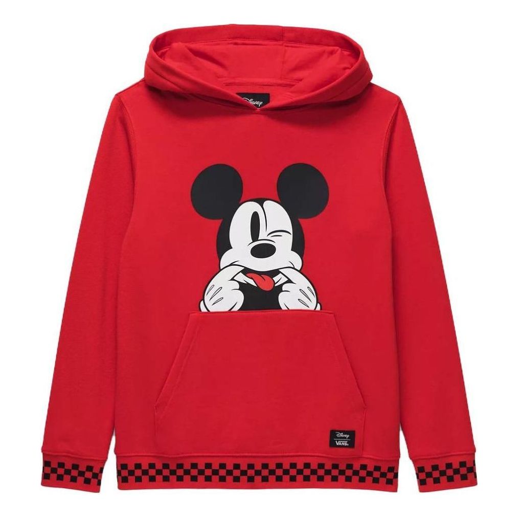 (GS) Vans x Disney Funhouse 100 Pullover Hoodie 'Red White Black' VN000G02IZQ