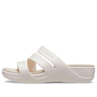 (WMNS) Crocs Boca Strappy Wedge Sandals 'White' 207434-159