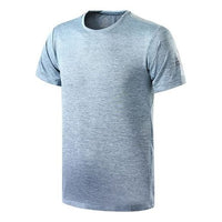 adidas FreeLift gradi Training Sports Short Sleeve Blue Gray CW3437