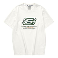 Skechers Logo T-Shirt 'White Green' L223U162-0074