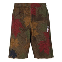 Off-White FW20 Leaf CamouflageArrowApplique Shorts Men's Khaki/Green OMCI006F20FLE0046001