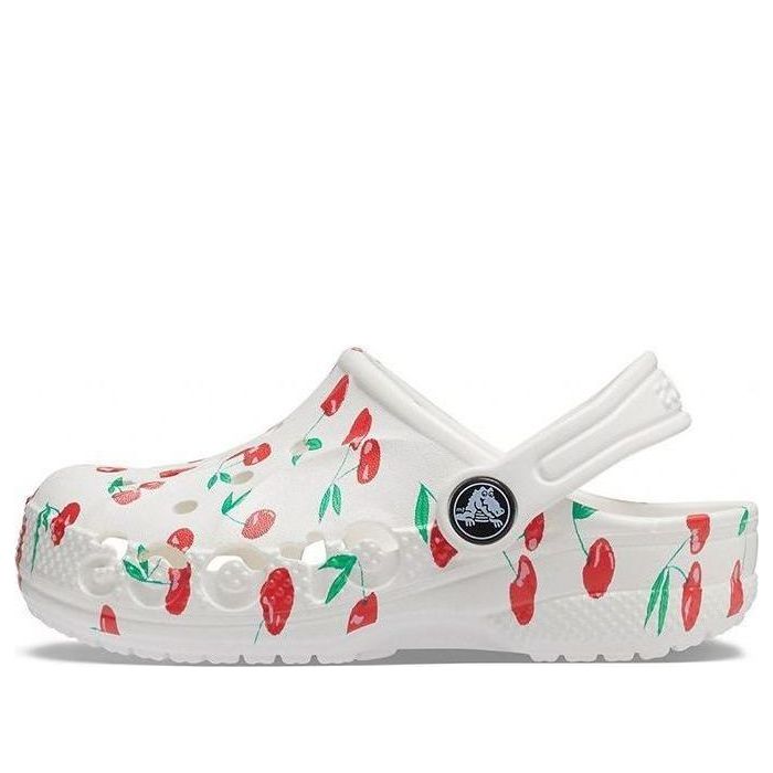 (PS) Crocs Baya Graphic Clogs 'White Cherry' 207017-1F6