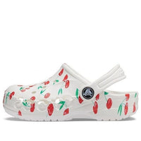 (PS) Crocs Baya Graphic Clogs 'White Cherry' 207017-1F6