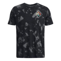 Under Armour Project Rock HWIR Printed Short Sleeve T-shirt 'Black Grey' 1377928-001