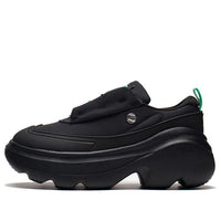 (WMNS) Li-Ning Puff Platform 'Black Green' AZGS072-2