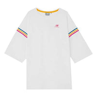 (WMNS) New Balance Casual Short Sleeve White NKA23022-WT