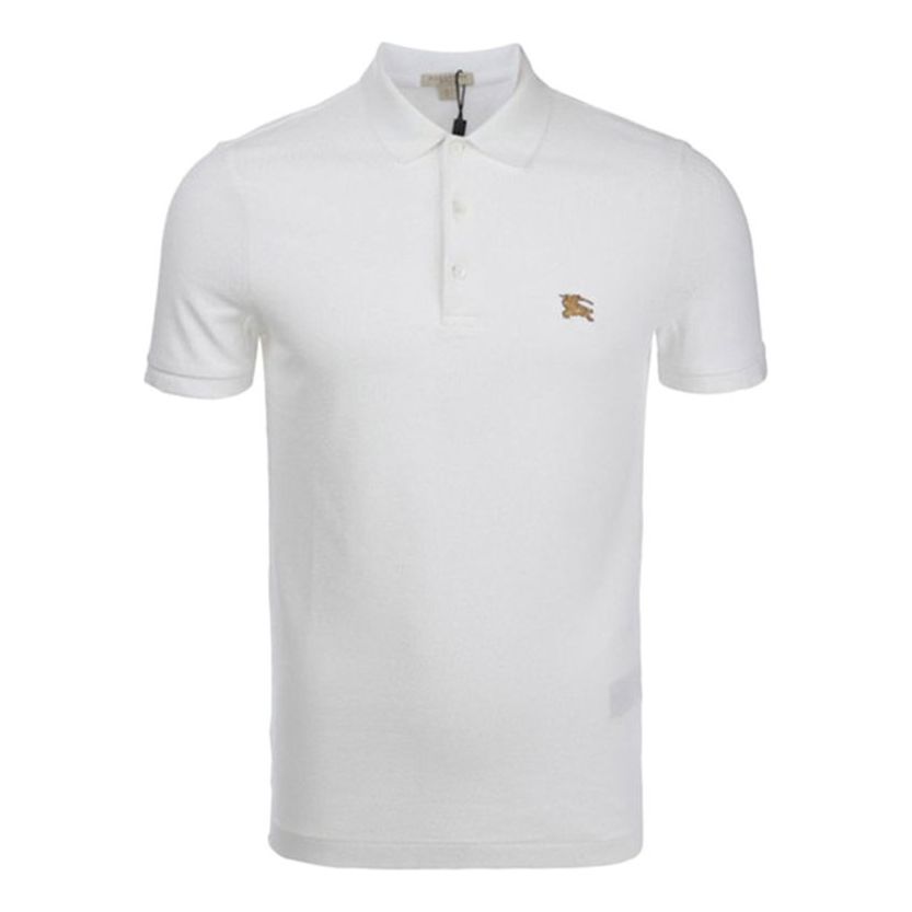 Burberry SS21 Causual Cotton Polo Male White 40087511