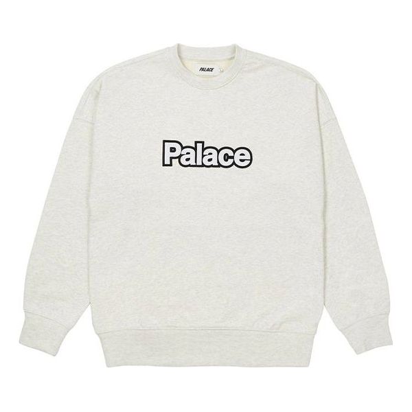 Palace Word Crew 'Grey Marl' P20CS017