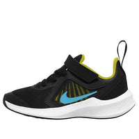 (PS) Nike Downshifter 10 'Black Blue Yellow' CJ2067-009