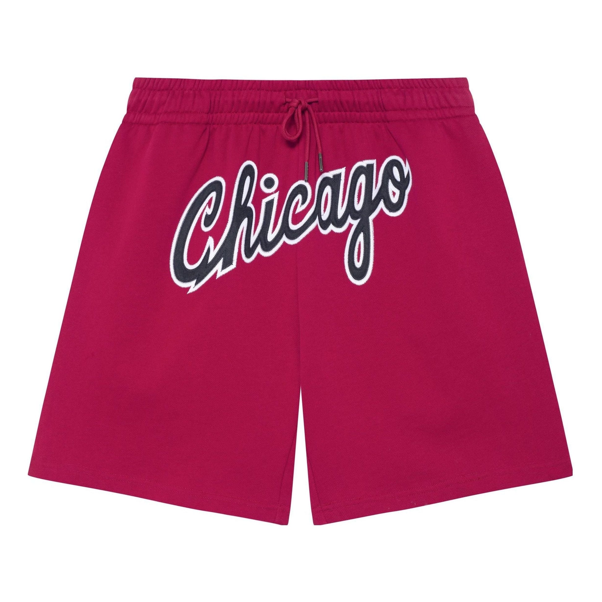 Mitchell & Ness x NBA Chicago Bulls Big Logo Shorts 'Red' MNJYSSS23106-RED