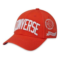 Converse Wordmark Big Logo Baseball Cap 'Red' 10007489-A01