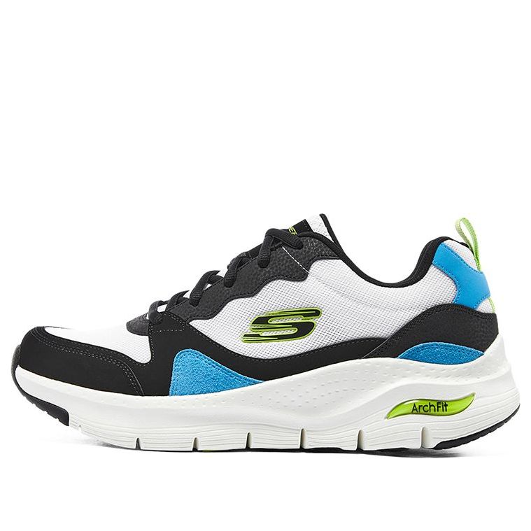 Skechers Arch Fit 'White Black Multicolor' 232204-BKMT