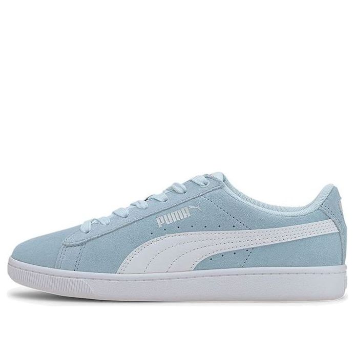 (GS) PUMA Vikky V2 Suede Casual Board Shoes Blue/White 370510-07