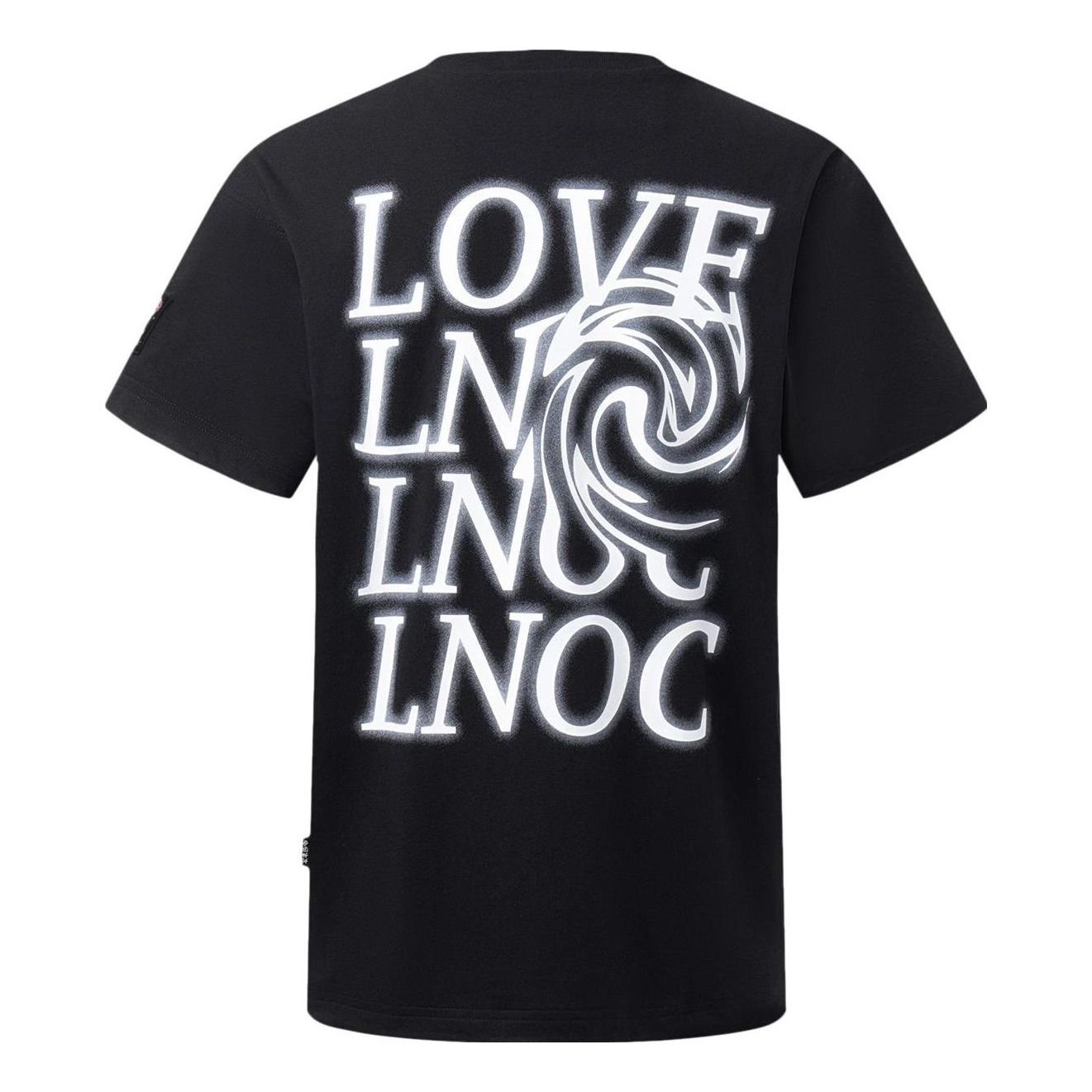 Li-Ning Valentine's Day Graphic T-shirt 'Black' AHST167-1