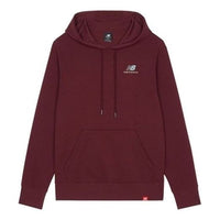 New Balance Embroidered Logo Sports Pullover Wine Red AMT11550-NBY