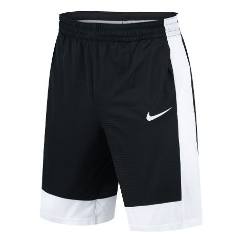 Nike Logo Contrast Color Stitching Sports Shorts Black CD7102-011