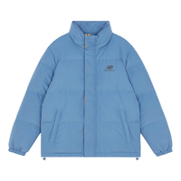 New Balance Logo Winter Down Jacket Asia Sizing 'Light Blue' AMJ13337-WAB