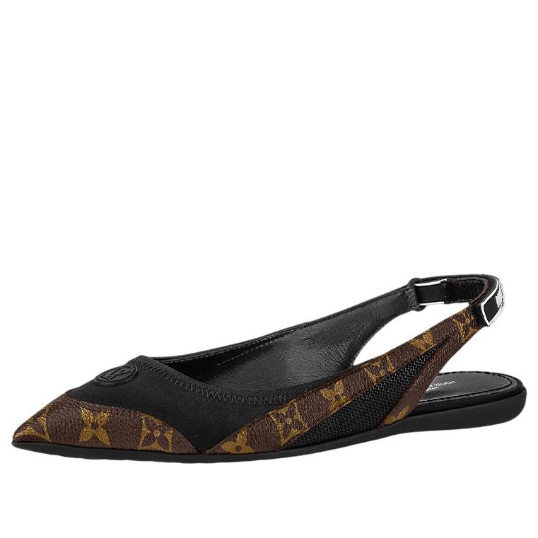 (WMNS) LOUIS VUITTON LV Archlight Flat Mules 'Black with Brown Monogram' 1A9Q74
