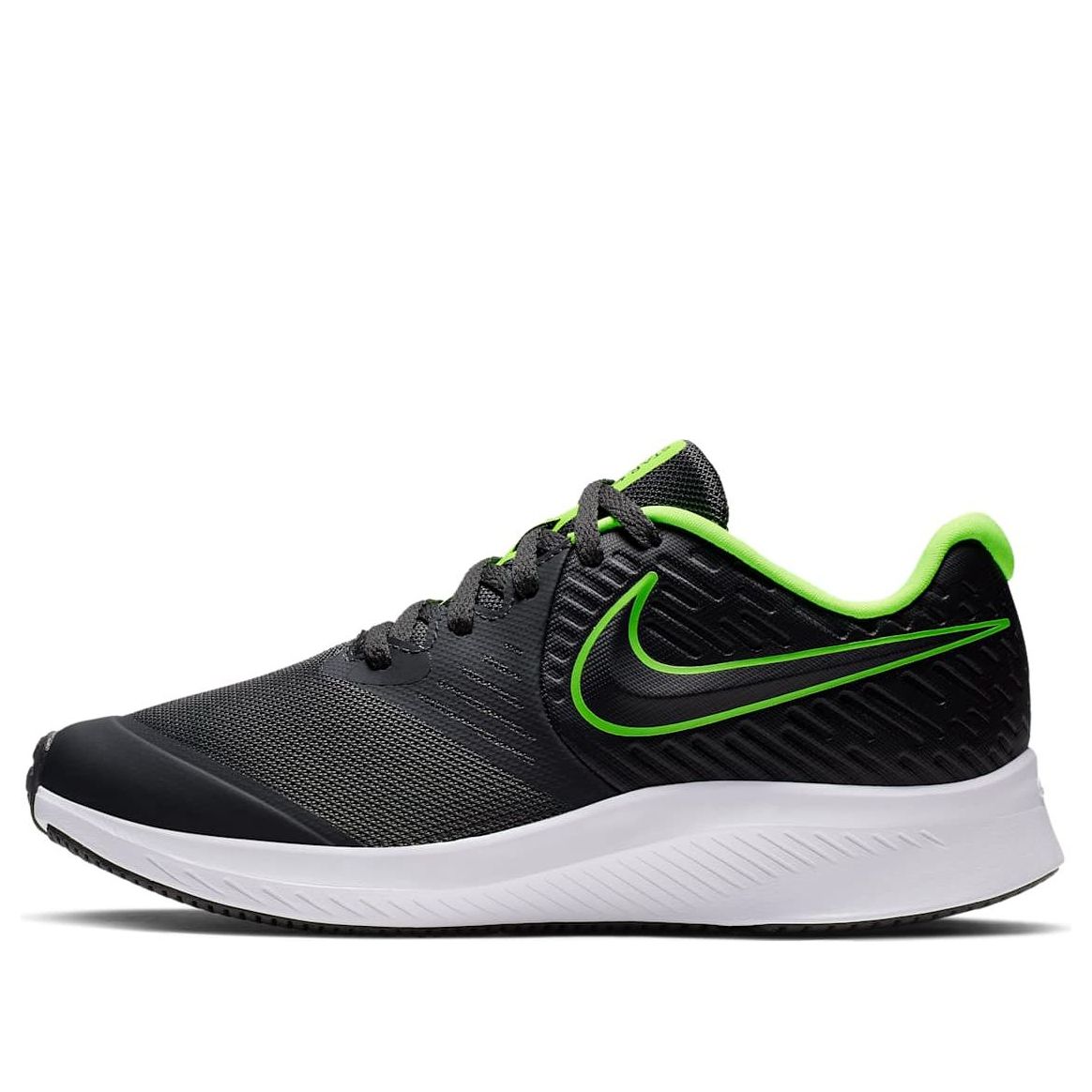 (GS) Nike Star Runner 2 'Black Green' AQ3542-004