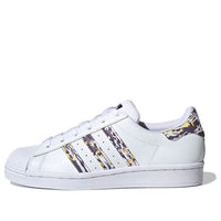 (GS) adidas originals Superstar J 'White Purple Yellow' FW0793