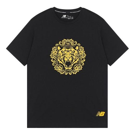 New Balance Men's New Balance New Year's Edition Pattern Printing Round Neck Short Sleeve Black T-Shirt MT231301-BK