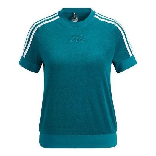 (WMNS) adidas Neo APR T-Shirts Asia Sizing 'Teal' HF7336