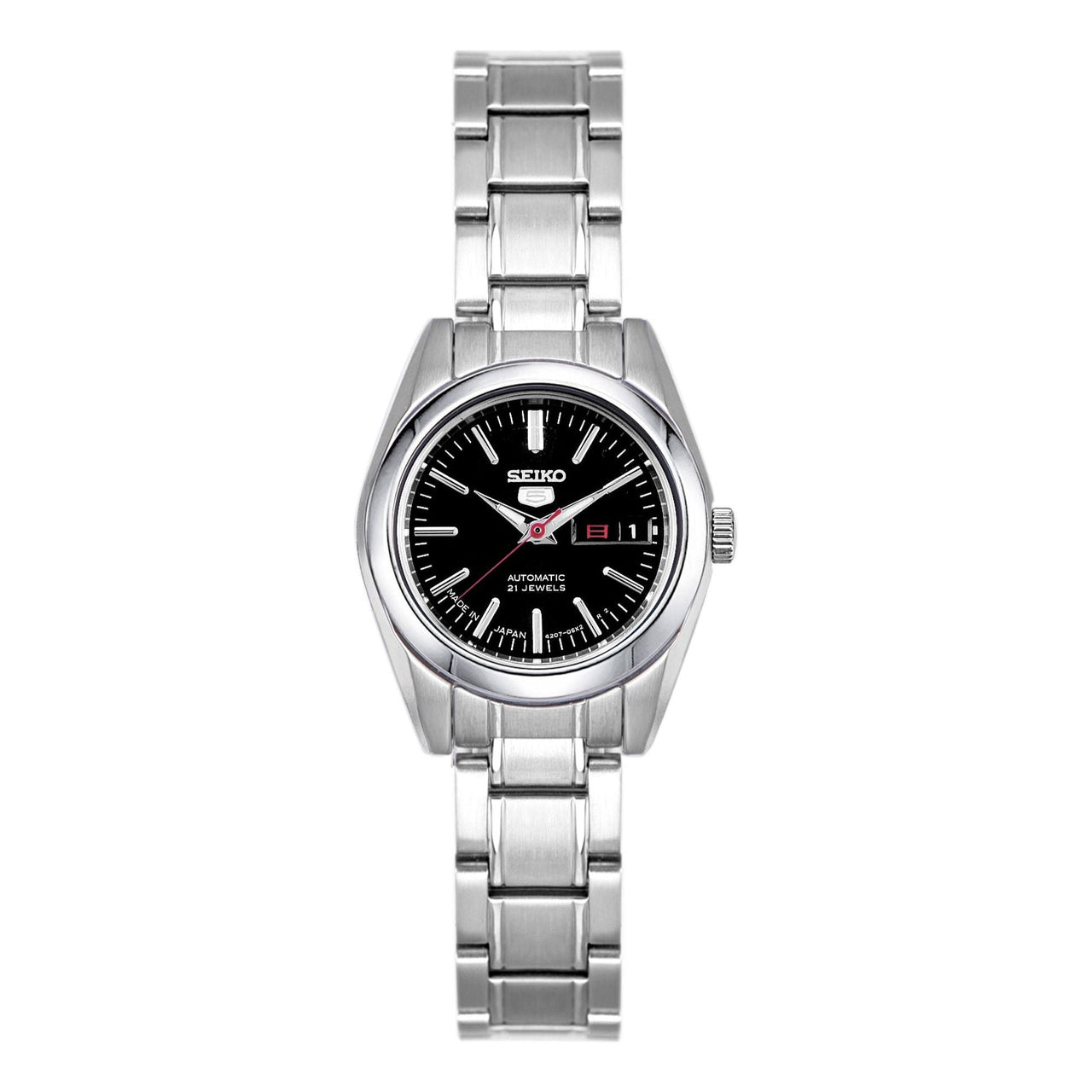 SEIKO Calendar waterproof Business 5 Automatic Mechanical Watch Black SYMK17J1