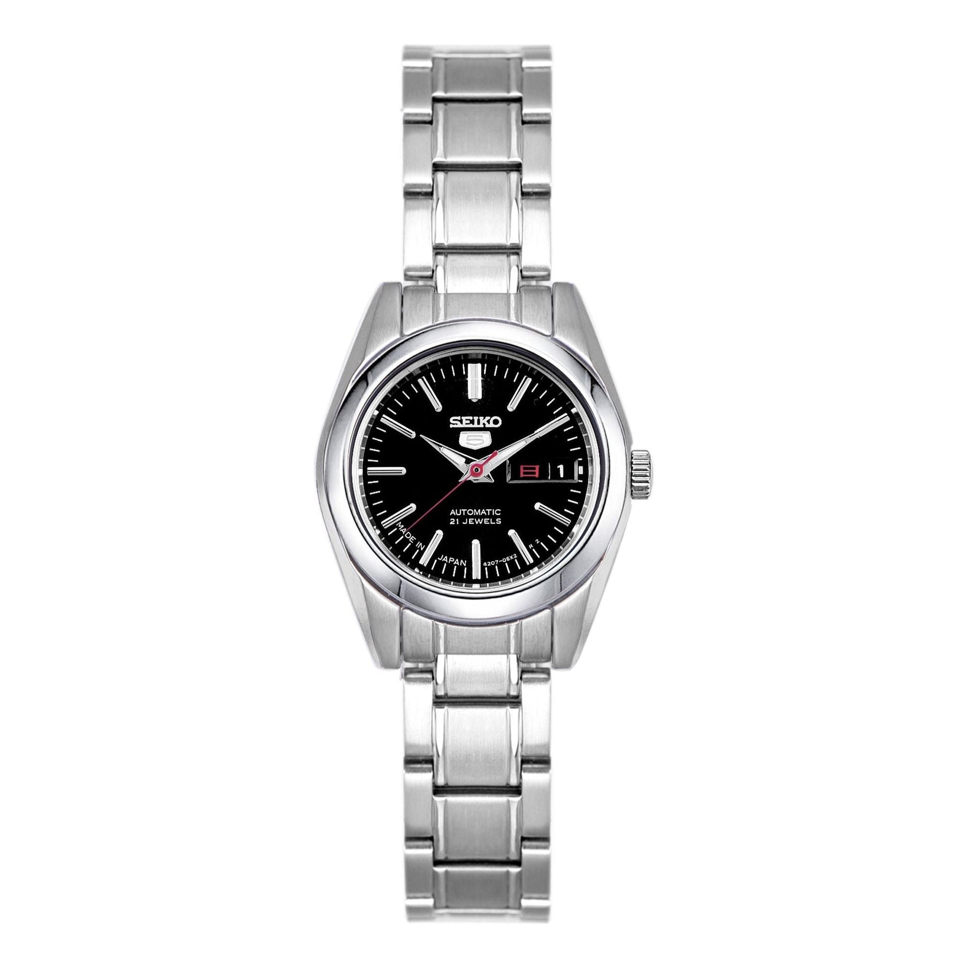 SEIKO Calendar waterproof Business 5 Automatic Mechanical Watch Black SYMK17J1