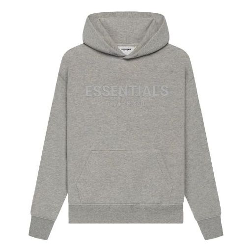 (GS) Fear of God Essentials SS21 Hoodie 'Dark Heather Oatmeal' FOG-SS21-535