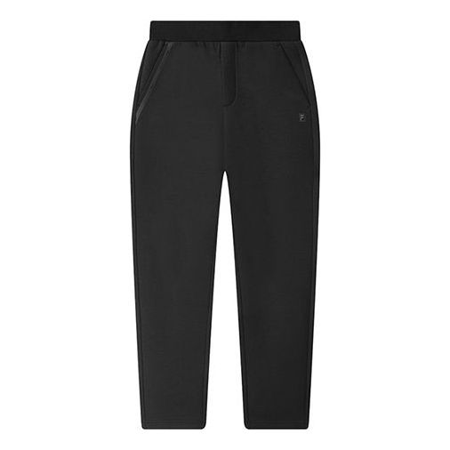 FILA Knit Straight Minimalistic Casual Long Pants Black F11M048604F-BK