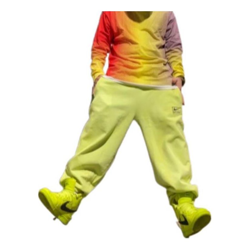 Nike x Stussy Crossover Joggers 'Yellow' DM1025-702