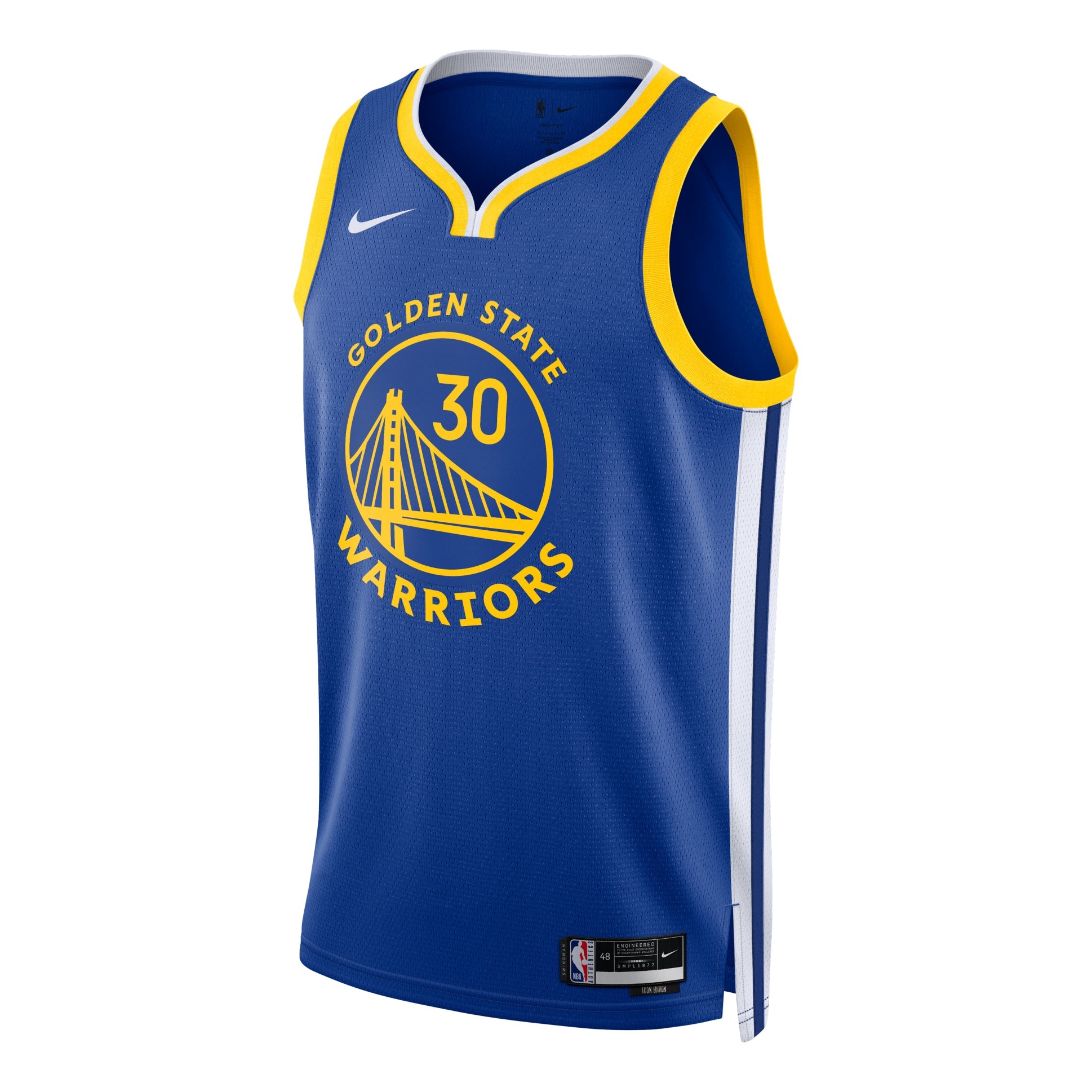 Nike Dri-FIT NBA Golden States Warriors Stephen Curry Icon Edition 2022/23 Swingman Jersey DN2005-401