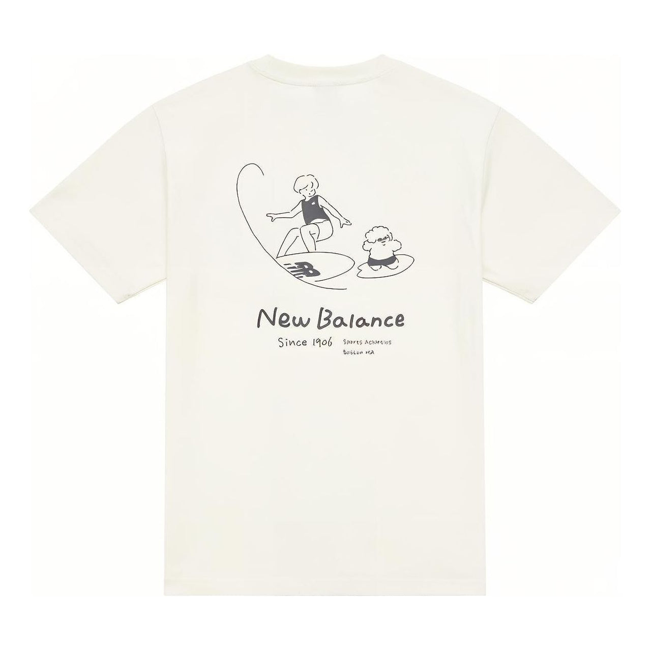 New Balance x Tombonia Graphic T-shirt Lifestyle Asia Sizing 'White' AMT42336-CIC