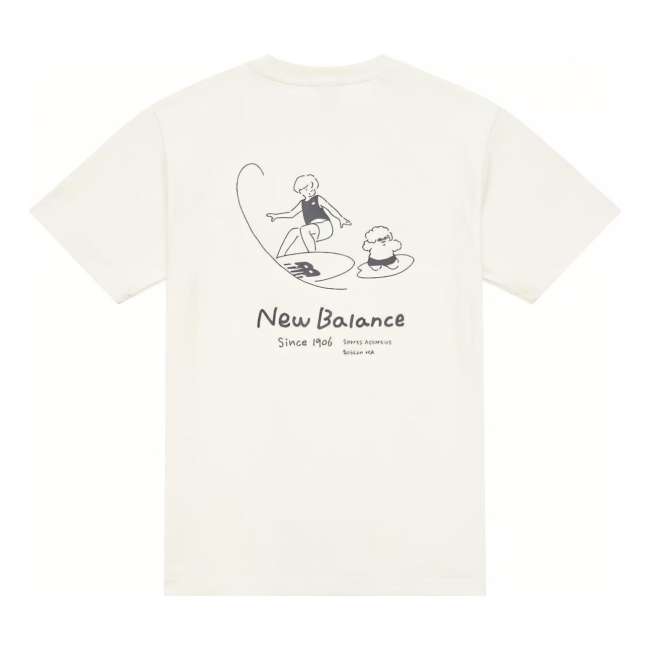 New Balance x Tombonia Graphic T-shirt Lifestyle Asia Sizing 'White' AMT42336-CIC