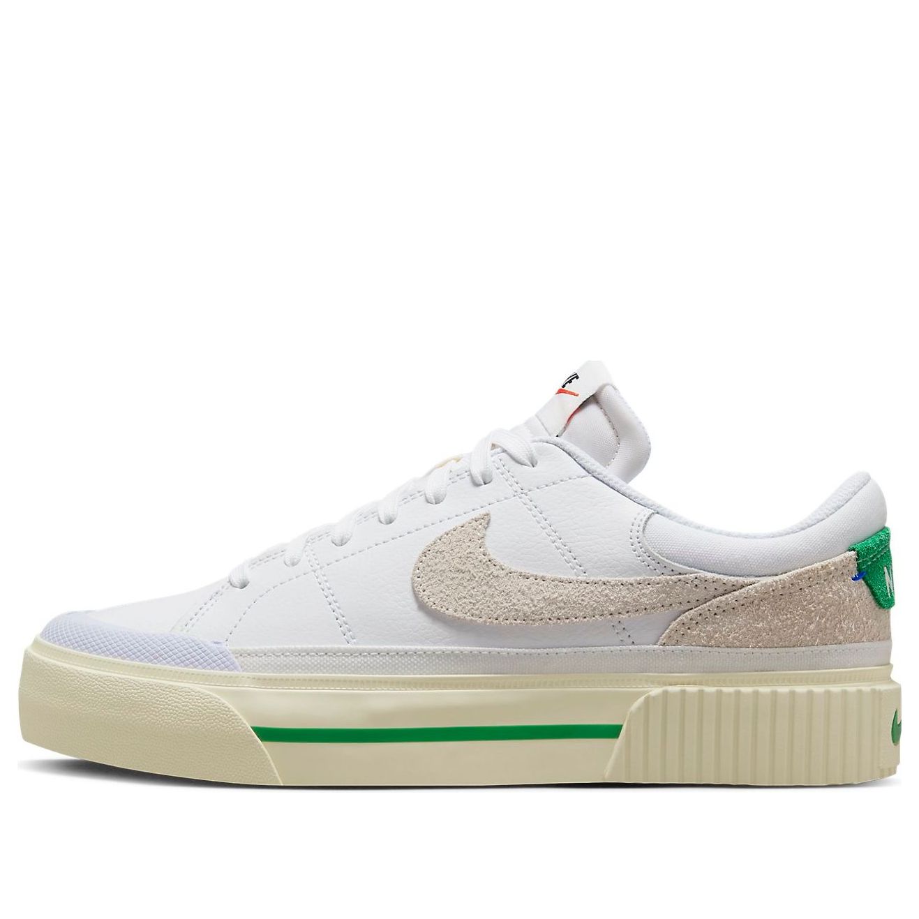 (WMNS) Nike Court Legacy Lift 'White Stadium Green' FJ5483-100