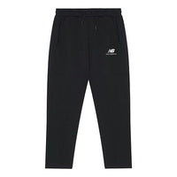 New Balance Essentials Stacked Logo Sweatpants Asia Sizing 'Black' AMP13390-BK