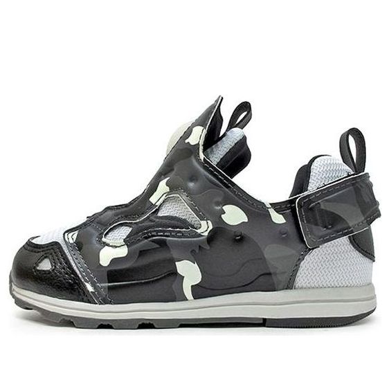 BAPE x Reebok Instapump Fury Night Light Co-Star Children's Shoes Black/White BD4403