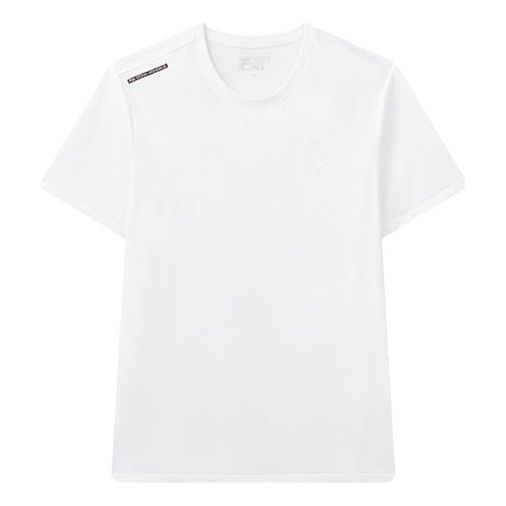 FILA Embroidered Logo Short Sleeve White F11M038123F-WT