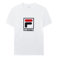 Men's FILA Sports Short Sleeve White T-Shirt F11M828106F-WT