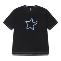 Converse One Star Logo Tee Asia Sizing 'Black BLue' 10025871-A02