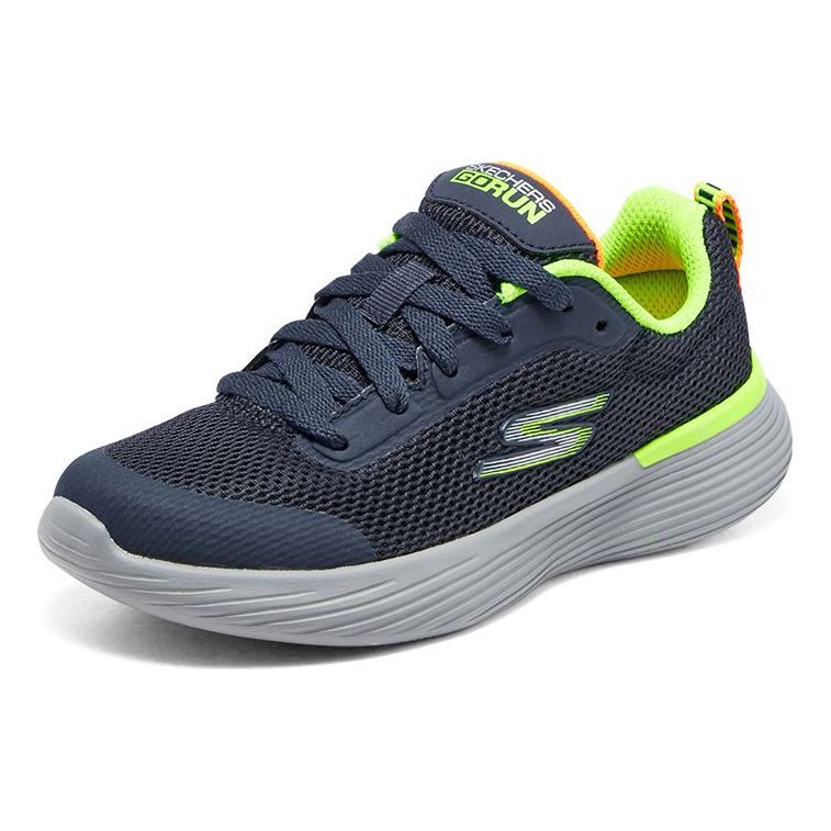 (GS) Skechers Go Run 400 V2 Omega Shoes 'Navy Grey' 405100L-NVLM