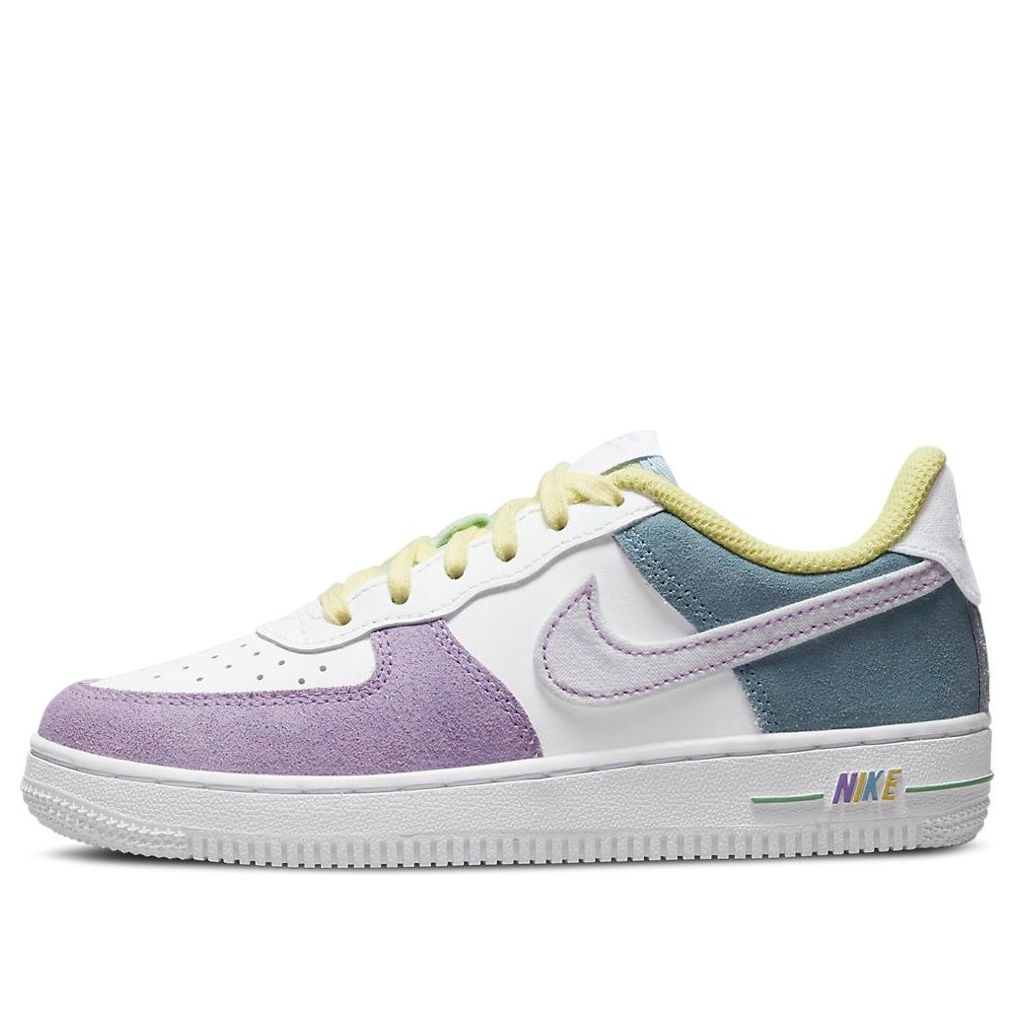 (GS) Nike Air Force 1 'Easter White Purple Green' DQ8598-100