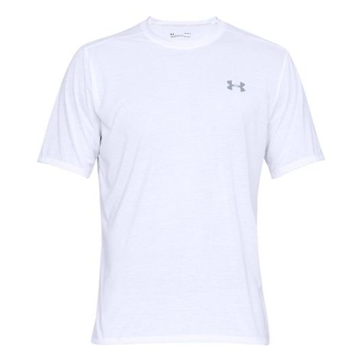 Men's Under Armour Ua Siro Ss Casual Sports Breathable Training Round Neck Short Sleeve White 1325029-100