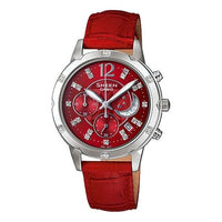 CASIO Female SHEEN Japan / South Korea Fashion Red Analog SHE-5017L-4A
