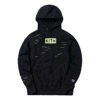 KITH Treats Encrpyted Hoodie 'Black' KH-FW18-010