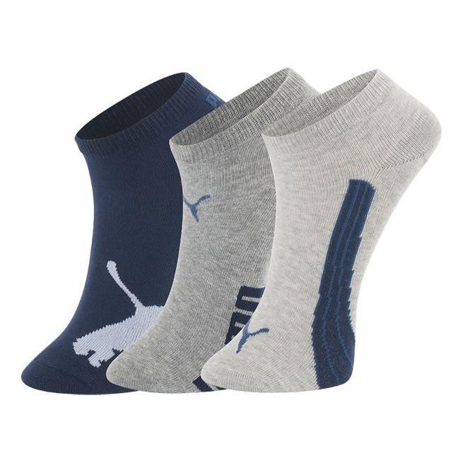 PUMA Sneaker Socks 3 pack 'Black Grey' 100000617-003
