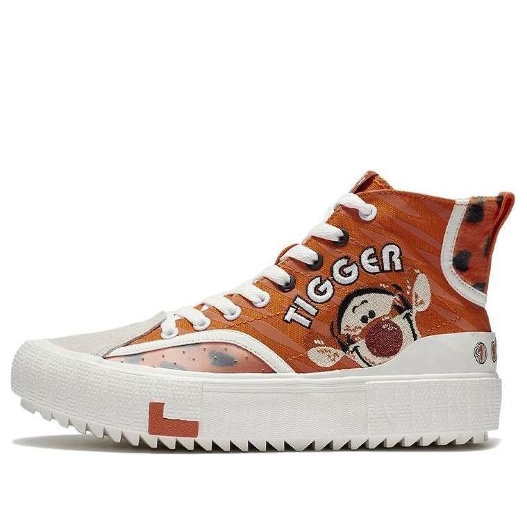 (WMNS) Li-Ning Classic Canvas Hi x Disney Tigger 'Red White' AGCS334-2