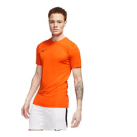 Men's Nike Dri-FIT Logo Printing Round Neck Pullover Short Sleeve Us Edition Orange T-Shirt BV6708-819