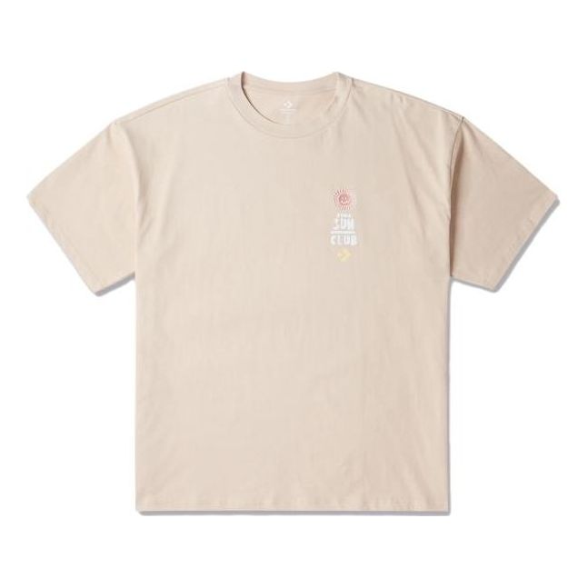 Converse Summer Beach T-Shirt Asia Sizing 'Beige' 10025877-A03